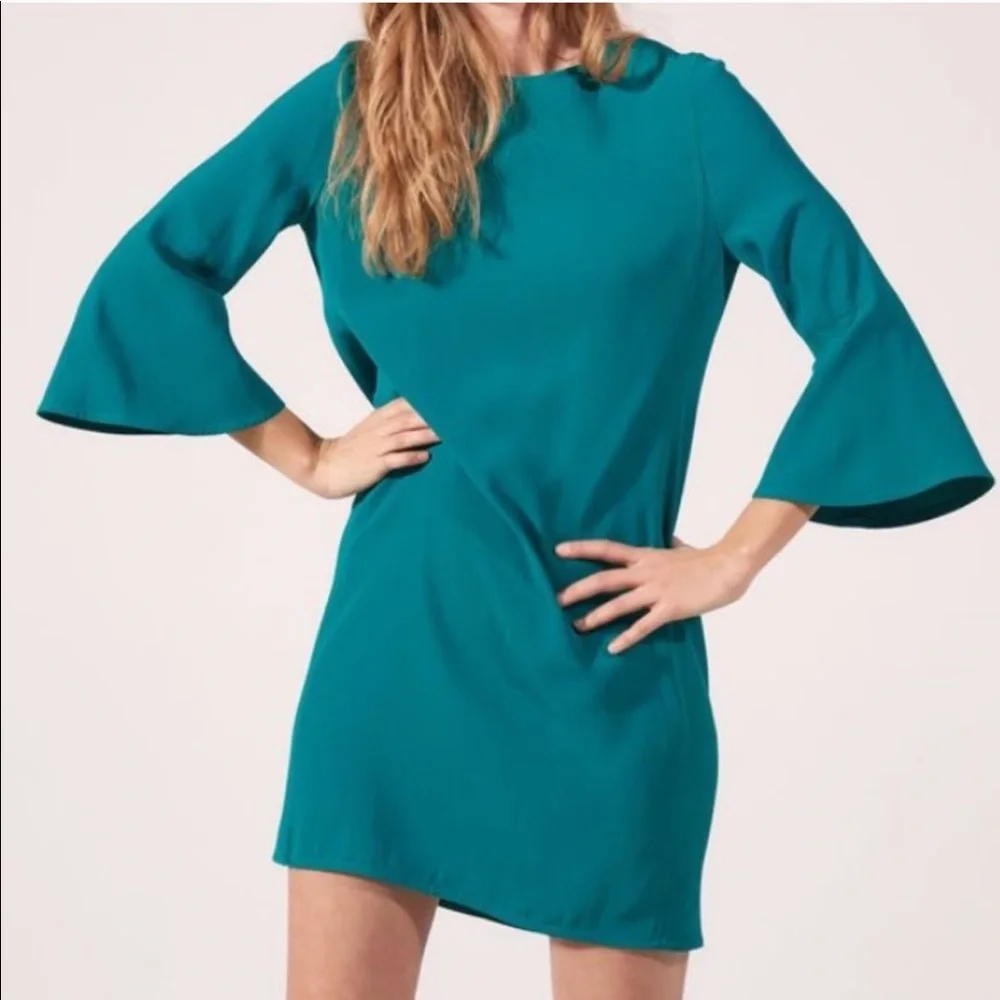 Sandro Teal Mini Dress - Picture 1 of 10